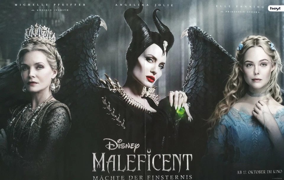 MALEFICENT - A3 Poster (ca. 42 x 28 cm) - Angelina Jolie Clippings Sammlung NEU - Bild 1 von 1