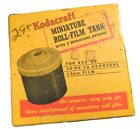 Vintage Kodak Kodacraft Miniature Roll Film Tank with 35mm aprons In Box 