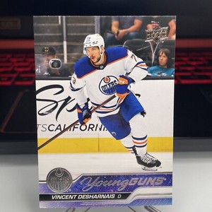 2023-24 Upper Deck Series 1 Young Guns Vincent Desharnais Rookie Edmonton Oilers
