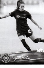 2021 Parkside NWSL Vol. 2  Black & White Parallel #210 Taylor Porter - Portland 
