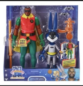 NEU - Space Jam Legacy Lebron James Bugs Bunny Batman Robin Duo Sound Figur Pack - Bild 1 von 4