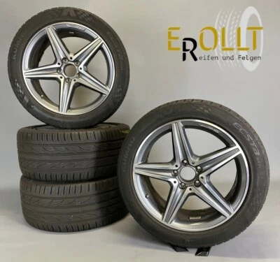 Original 18 Zoll AMG Felgen Mercedes Sommerreifen E W213 S213 A238 C238 - Bild 1 von 4