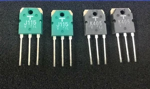 2 Paar 4 Stück 2SK405-Y 2SJ115-Y NOS Original TOSHIBA Made in Japan MOSFET von JP - Bild 1 von 8