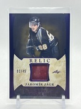 JAROMIR JAGR 2022-23 Leaf In The Game Used 🚨 Game Used Relic 2/45 🚨 PENGUINS