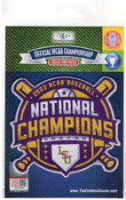 LSU Tigers 2023 College World Series Baseball Finals Championship Patch