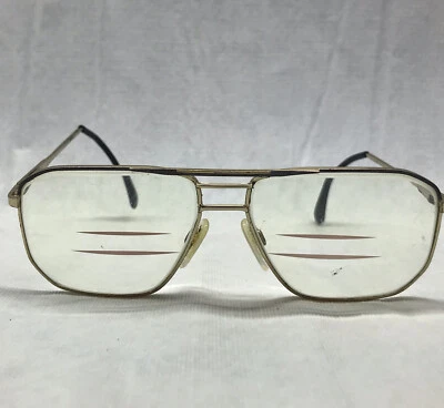 Neostyle Academic 450 Dual Sun Eyeglass Germany Golden Frame Vintage From 80’S - Image 1 of 4