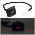 Car Rear Trunk Electric Lock Door Tailgate Trunk Switch Button Red LED Tail Lamp