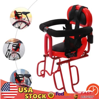 Asiento trasero de bicicleta para niños Bebé Niños Porta silla de bicicleta Seguridad Niño Pequeño Asiento trasero Foto 1 de 4
