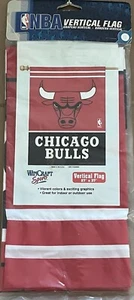 Chicago Bulls NBA Team 27" x37" Vertical Flag Banner Red White WinCraft Sports - Picture 1 of 2
