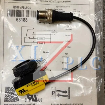 1PCS New Banner QS18VP6LPQ5 Photoelectric Sensor In Box* - Image 1 of 4
