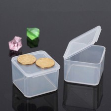 New Small Travel Clear CG Transparent Storage Box Case PU Superhard PlastiDOFA