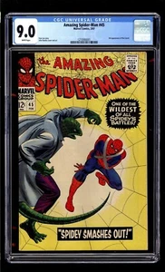 Amazing Spider-Man #45 1967 CGC 9.0 VF/NM White High Definition Scans** - Picture 1 of 2