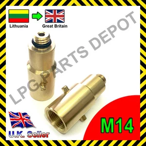 M14 LPG Adaptor LITHUANIA to UK GB gas SND adapteris Jungtinėje Karalystėje - Picture 1 of 1