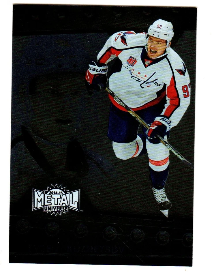 Evgeny Kuznetsov WASHINGTON CAPITALS 2014-15 Fleer Showcase METAL UNIVERSE #30 - Image 1 of 2