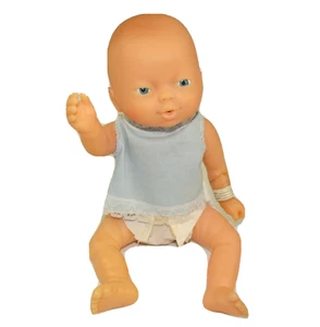 Emson Doll Newborn Baby Boy 8" Anatomically Correct - Picture 1 of 11