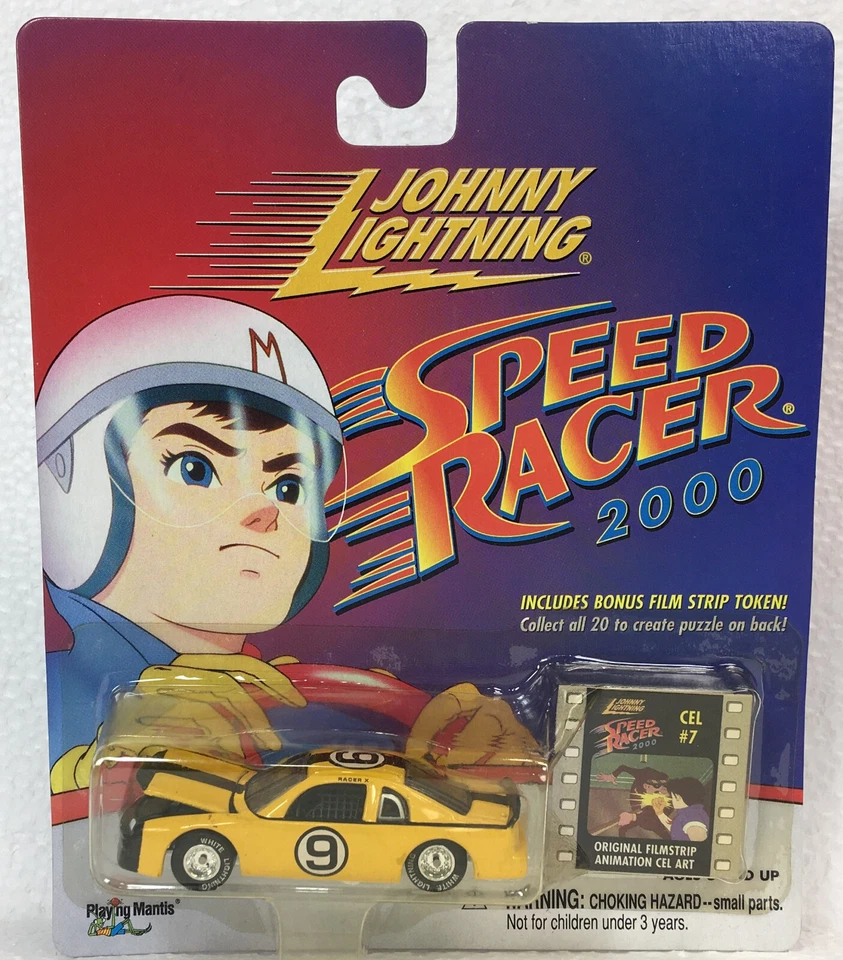 Johnny Lightning 2000 Speed Racer Mach 5 Diecast Car With Cel # 15