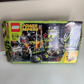 Lego Titanium Command Rig 8964 Power Miners 100% Complete Set 5 Minifigures Toy