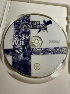 KOREAN Super Smash Bros Brawl Nintendo Wii Corea RARO KOR Juego solo disco - Imagen 1 de 4
