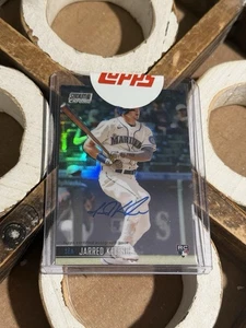 2021 TOPPS STADIUM CLUB CHROME JARRED KELENIC RC AUTO REFRACTOR MARINERS - Picture 1 of 2