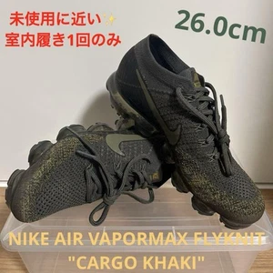 NIKE Men 8.0US Air Vapormax Flyknit Cargo Khaki - Picture 1 of 11
