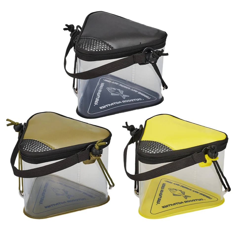 Live Bait Bucket Folding Live Fish Lure Bucket With Aeration Hole Portable  - image 1 of 4