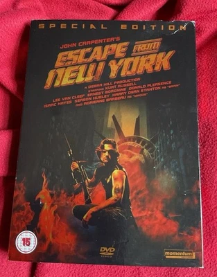 ESCAPE FROM NEW YORK 1981 SP ED DVD R2 SLIPCASED - Image 1 of 4