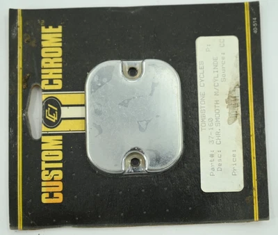 Cubierta de cilindro maestro de freno delantero cromada personalizada para Harley Davidson P/N 37-160 Foto 1 de 2