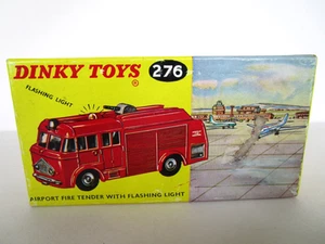 DINKY TOYS 276 AIRPORT FIRE TENDER - VGC in original BOX - Picture 1 of 21