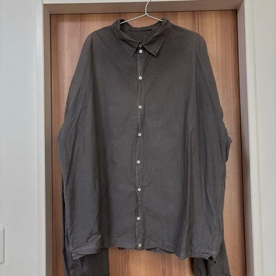 Camisa Album Di Famiglia Manga Larga Gris Abotonada Talla L Mujer Buen Estado Japón Foto 1 de 4