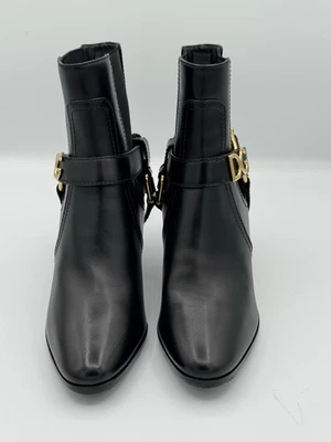 Dolce & Gabbana Botines DG Cuero Negro 38.5 Foto 1 de 4