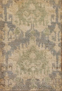 Foyer Size Abstract Moroccan 2x3 Small Rug Hand-Knotted Carpet - Picture 1 of 12