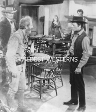DeFOREST KELLEY Rare COWBOY Saloon Showdown Photo JOHN RUSSELL Arthur Hunnicutt