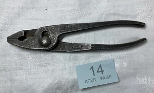 Vintage TW Ford Enfo Slip Joint Pliers Tool Kit Classic Car Wrench Auto Roll - Picture 1 of 13