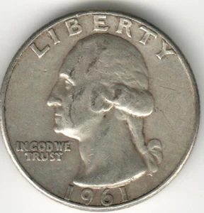 USA - 1961D - Washington ¼ $ - Silver Eagle - #15880RG - Picture 1 of 2