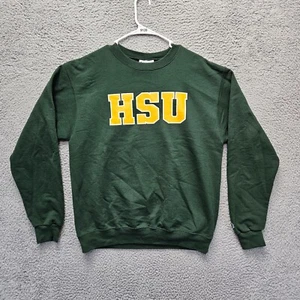 Champion HSU Hardin Simmons Sweatshirt Herren Medium Grün Rundhals Pullover - Bild 1 von 9