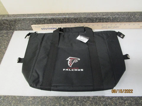 New! NFL Atlanta Falcons Kolder 12 Pack Cooler Bag - Black Cover