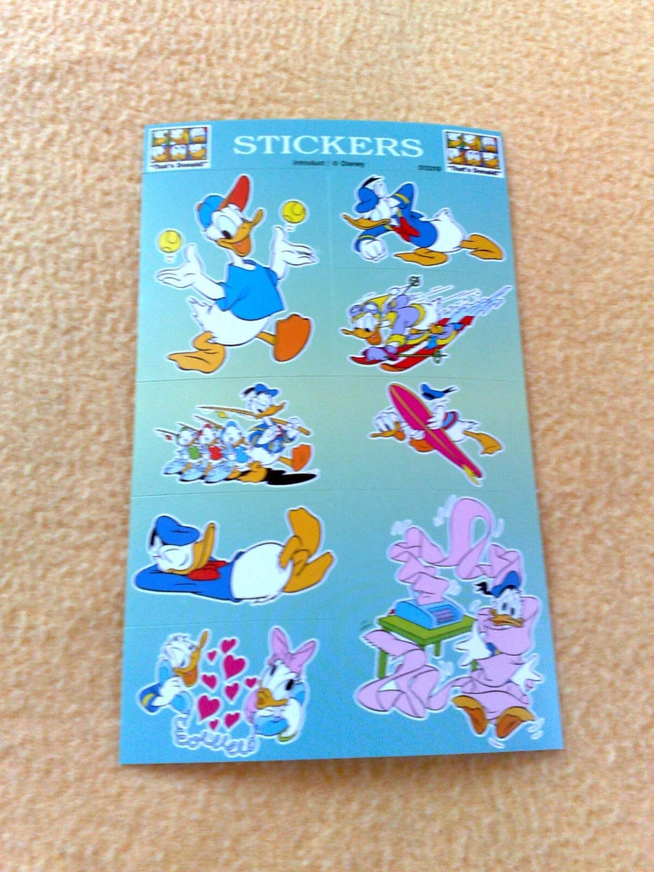 Sticker Sammelsticker Disney Donald Aufkleber - Bild 1 von 1