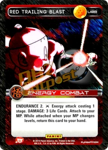 DBZ Dragon Ball Z TCG Panini Movie Collection U96 Red Trailing Blast Foil - Bild 1 von 1