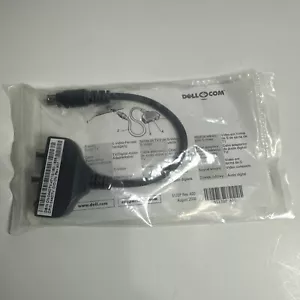 Sealed in package! Genuine Dell 044CTV Laptop S-Video Composite TV-Out Cable D3 - Picture 1 of 3