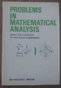 Problems in Mathematical Analysis by B. Demidovich & Others, Mir Publishers - Imagen 1 de 12
