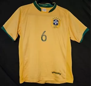 'RARE' Vintage 2006 Brazil World Cup Jersey 'Roberto Carlos' - Picture 1 of 10