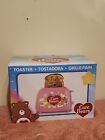 New in box PINK Care Bears 2 Slice retro Toaster Tenderheart Bear Stamped Toast 