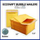 1 #0 7.5x10 "EcoSwift" Brand Kraft Bubble Mailers Padded Envelope DVD 7.5 x 10