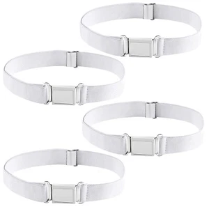 Buyless Fashion Kids Boys Toddler Adjustable Elastic Belt Magnetic Buckle 4 Pack - Picture 1 of 217