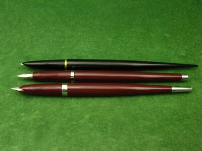 Винтажные перьевые ручки СОЮЗ 3 шт. СССР 70-е новые из старых запасов - Изображение 1 из 4