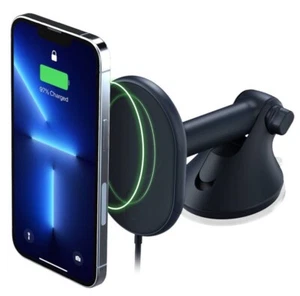 iottie Velox Magnetic Wireless Charging Car Dash & Windshield Phone Mount 7.5W - Picture 1 of 9
