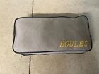 Vtg Pentanque Boules Steel Bocce Ball Set Of 8 W/ Case