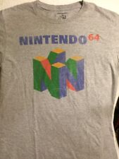 Nintendo 64 Men's T-shirt Gray Retro Medium 