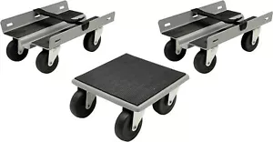 Juego de 3 ruedas giratorias resistentes para moto de nieve Dolly Roller System 2,5" rueda esquí compacto - Imagen 1 de 23