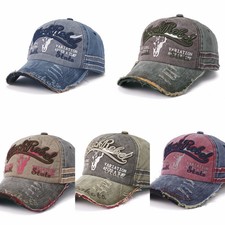 mens distressed baseball cap